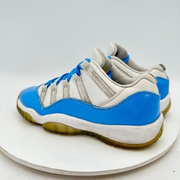 Nike Air Jordan 11 Low UNC Youth Sz 5Y Women 6.5 528896-106 University Blue Shoe - Picture 7 of 13